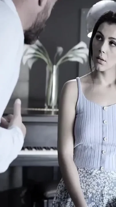 PURE TABOO Wealthy man intimidates his European maid into cleaning for him in the nude