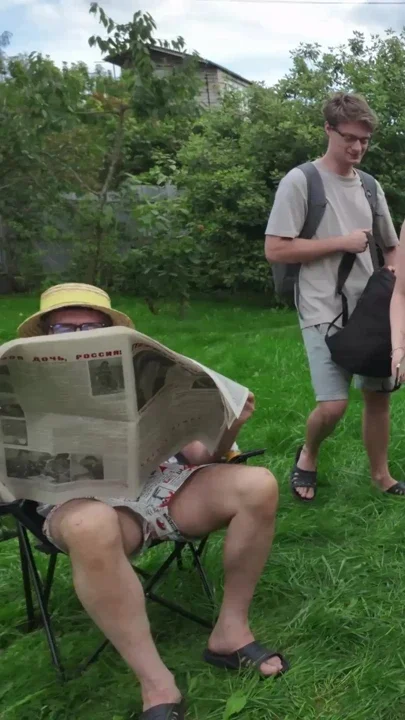 His Daddy saw those Big Boobs and couldn't resist