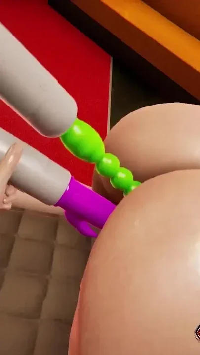 New Year's Excitement Big Tits Blonde in Piledriver Pose for Pussy Fingering