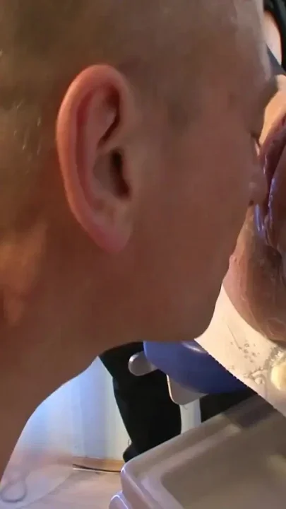German BDSM - Slave ass licking enema