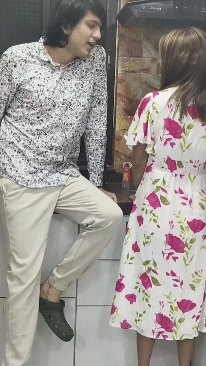 Sweet Request Hot Reward Kiss in Kitchen Make Love on Sofa