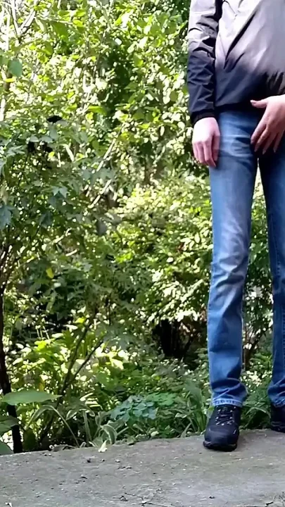 Beautiful Mature Stepmom in a Skirt Holds My Dick When I Pee