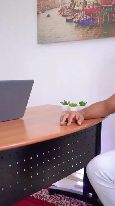 The Guy's Office Job Is to Suck and Fuck the Pussy of the Beautiful Brunette