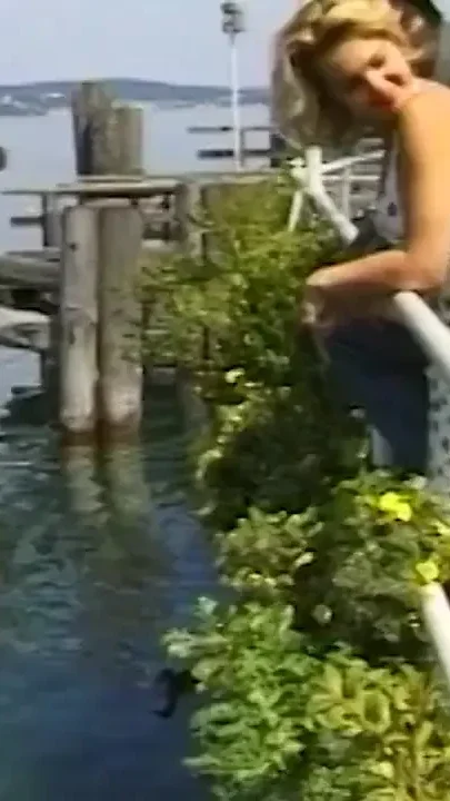 Horny German couple loves outdoor sex at the boat