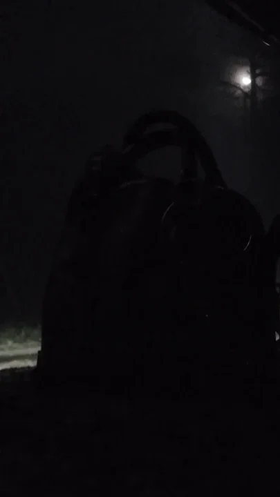 Waiting for Beautiful Cocks Ass in the Air in a Parking Lot at Night