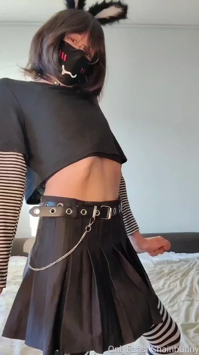 Dommy Femboy Bunny Won't Stop Jerking Off