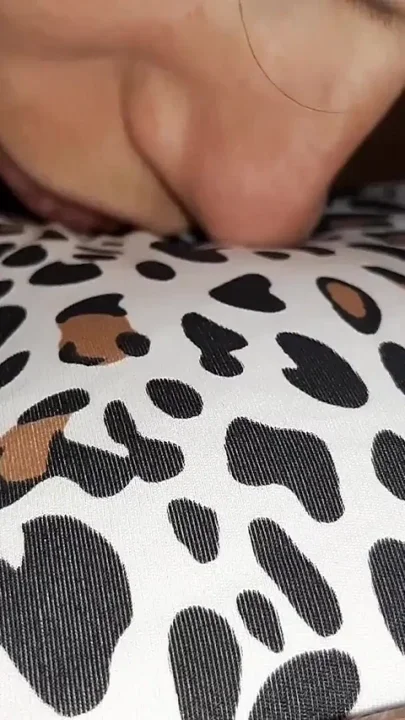 I Cum in My Girlfriend's Mouth Through Her Leopard Panties