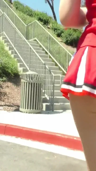 Round Booty Seductive Cheerleader Has Intense Sex