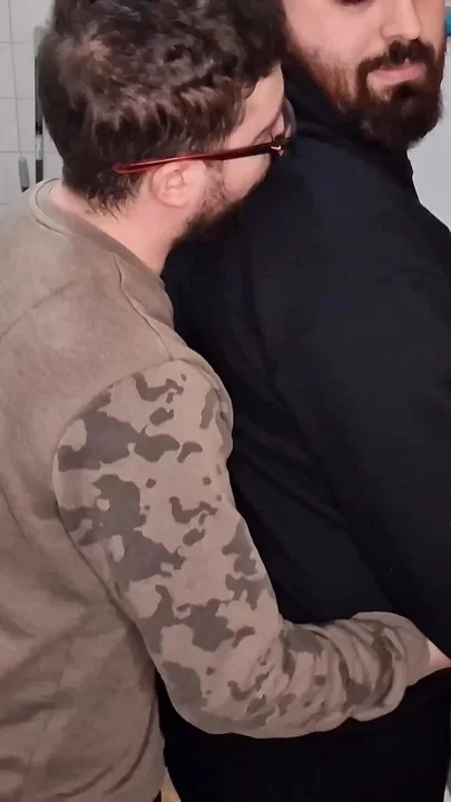 Hairy Bear Fucks My Mouth and Gives Me His Milk