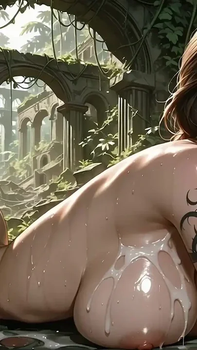 Tomb rider trapped a big cock boy enjoy fucking with her Clip 2