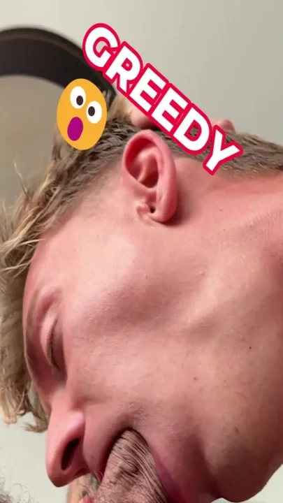 Blond slutty boy can't get enough He turns so greedy and possessive when he