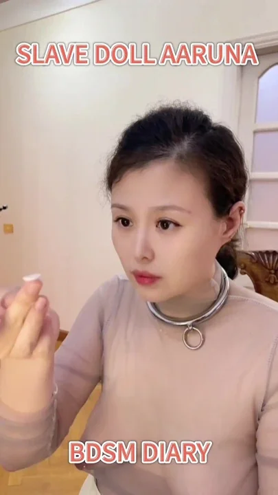 Slave Doll Aaruna Diary 16 visual Deprivation Handcuffed Deep Throat Electric Butt Plug