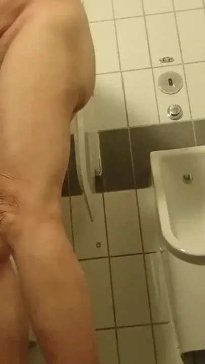 Winter show off on a motorway service area Clip 1