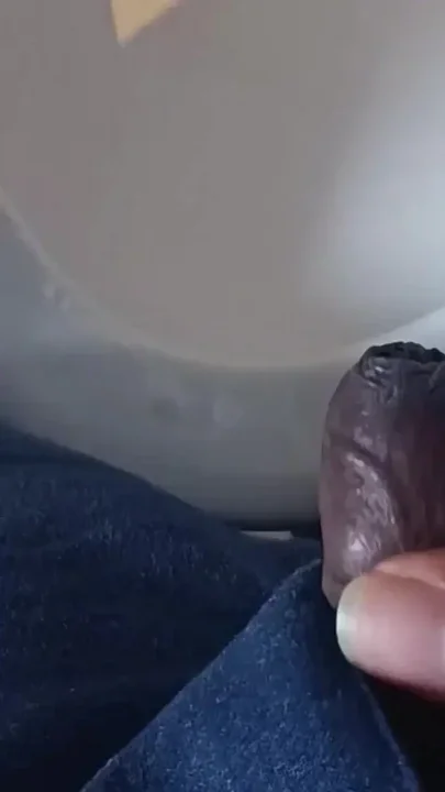 Pink Head Dick College Boy Peeing in Urinal