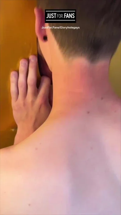 Forbidden Gloryhole First Slim Blond Straight Teen 18 Blown Wild by Gay Boy