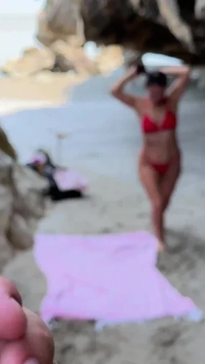 Anal on the Tropical Beach with Cum in Mouth