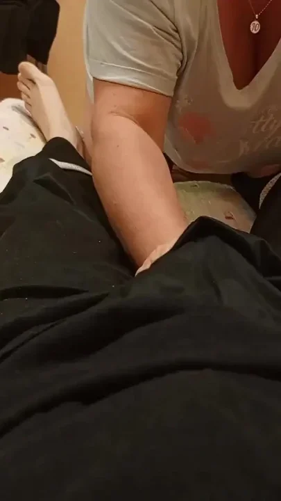 And Again She Milks My Cock with Her Mouth