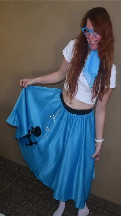 1950s Bobby Soxer Loves to Make Black Cocks Cum After the Sock Hop