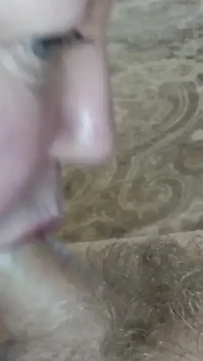 Second blowjob from mother-in-law for today close-up