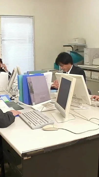 JAV Office Gangbang with Big Tits Japanese Secretary Teen and Boss Creampie