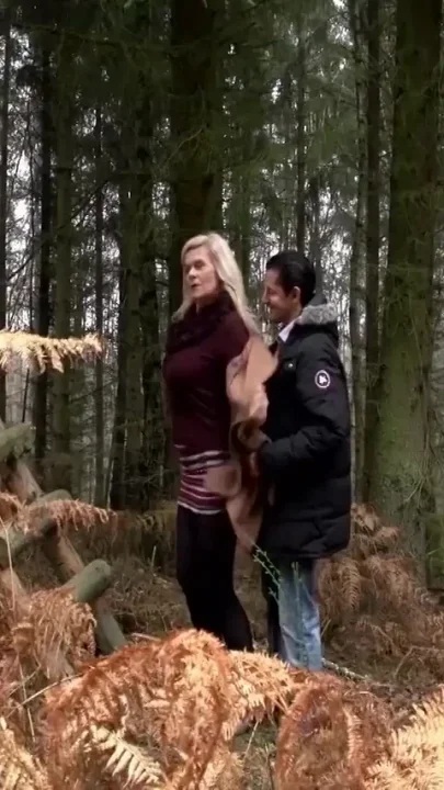 Blonde German Milf - outdoor sex
