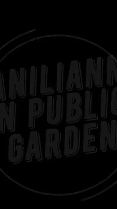 Wanilianna is teasing you in a garden The spring is everywhere around flowers