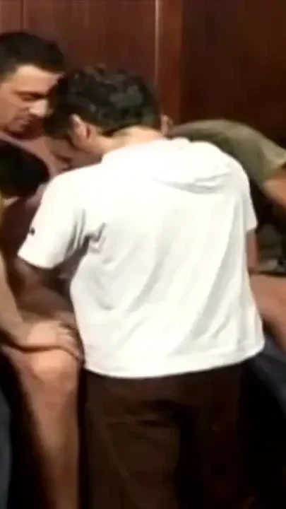Latino threeseom sex party with straight curious