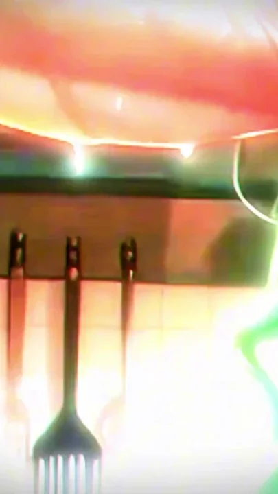 Bimbo Green Hair Big Tits Ass Huge Cock Dream Kitchen Tease 100 AI Generated Clip 1