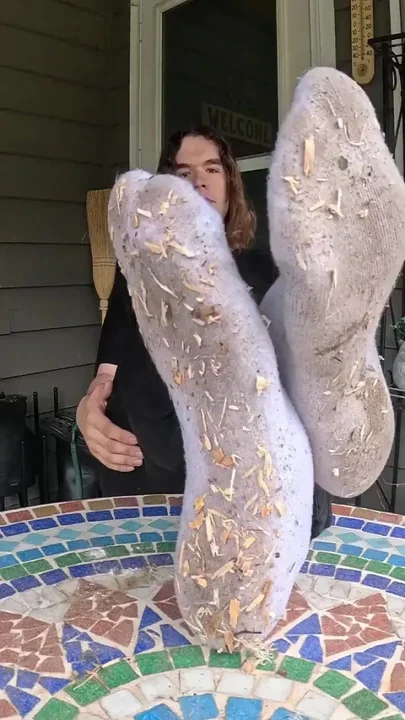 I Show off My Dirty Socks and Feet