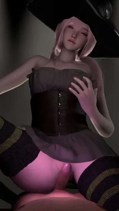 A Korean Witch's Lapdance halloween Riding POV