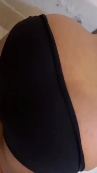 BBW Fat Pig Chubby Naked Girl Stuck Under Bed - Hanging Huge Boobs Shaking