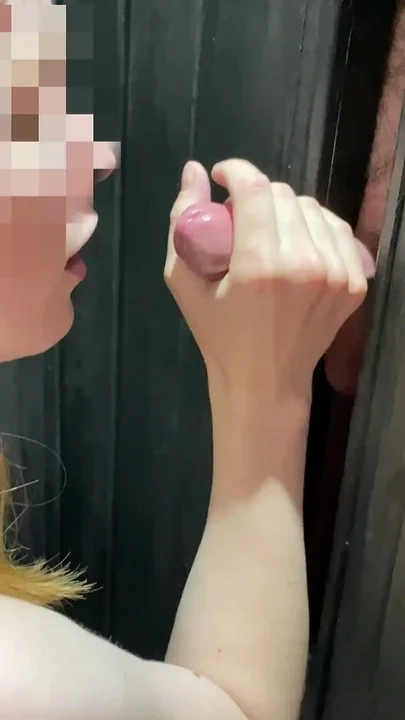 Wife Tries Gloryhole for the First Time with Subscriber
