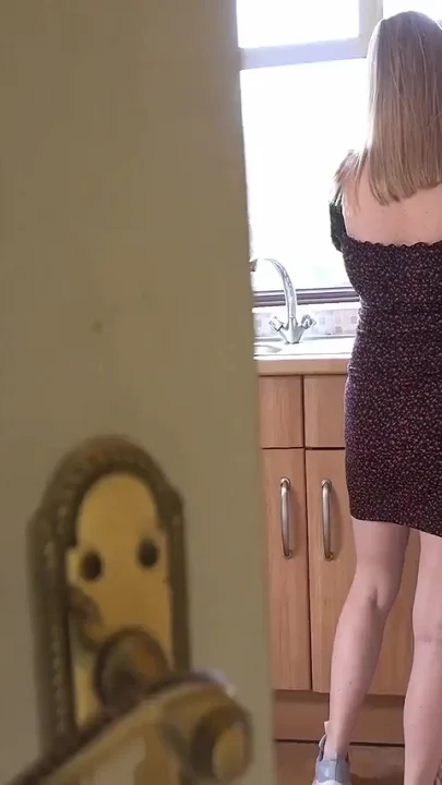 Auntjudys - Fucking Your Busty MILF Wife Marie in the Kitchen pov