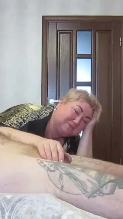 And again my mother-in-law gives me another blowjob