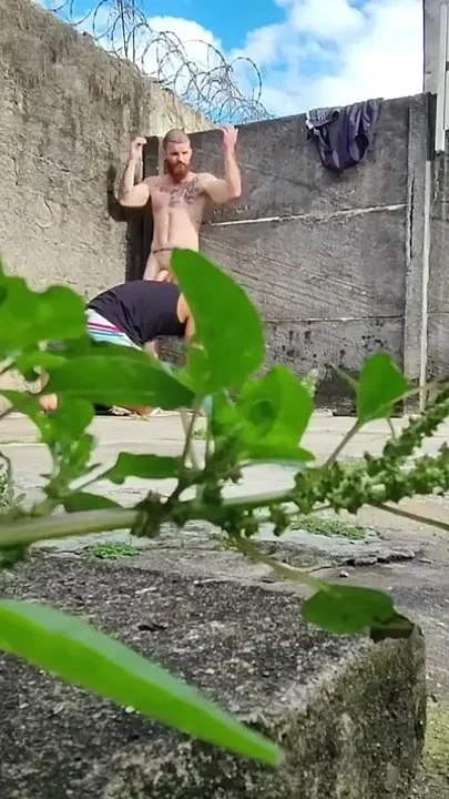 camera in the woods films two straight guys fucking Clip 1