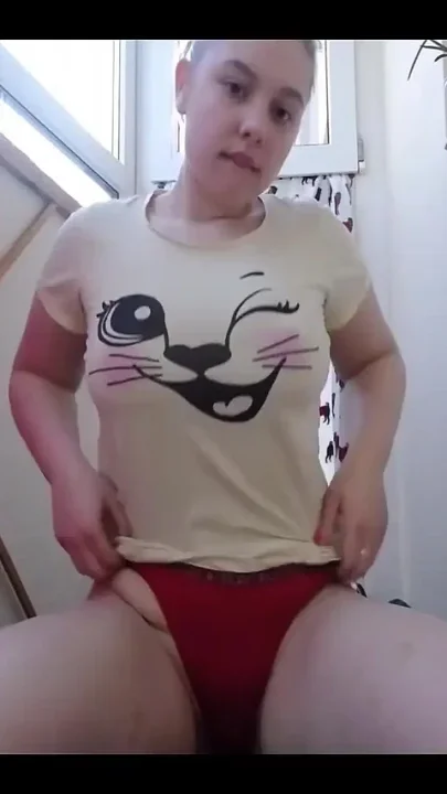 Teen Girl with Natural Huge Boobs Cum Hard in Her Balcony