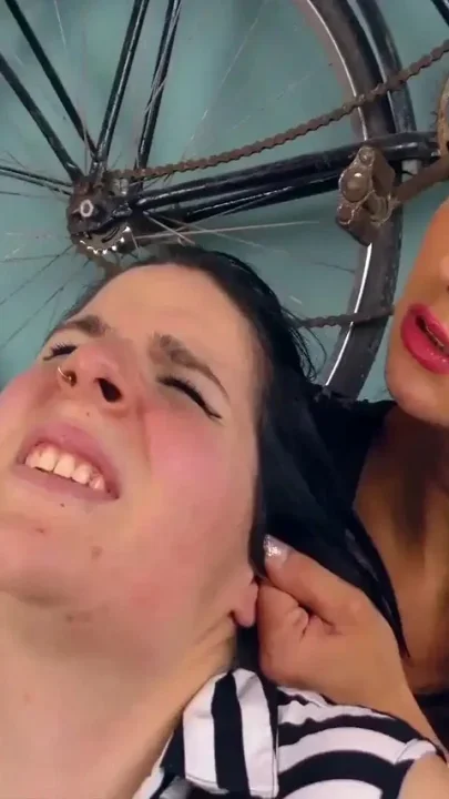 Ear fetish extreme - I crush your fucking ears bitch - Starring top domina abbie cat