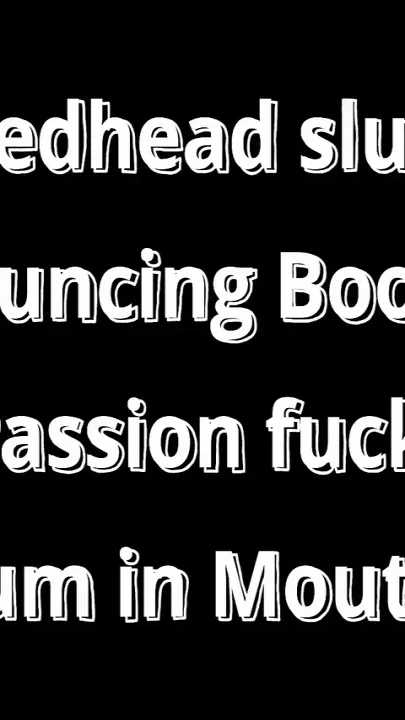 Real Porn Backstage Redhead Busty MILF - Bouncing Boobs Passionate Fuck Cum in Mouth