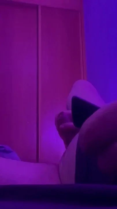 A Bear Cumming in Bed