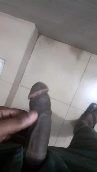 When you enter the bathroom and feel l
