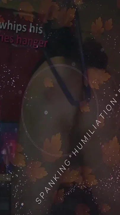 Amateurboy Whips His Ass with a Clothes Hanger