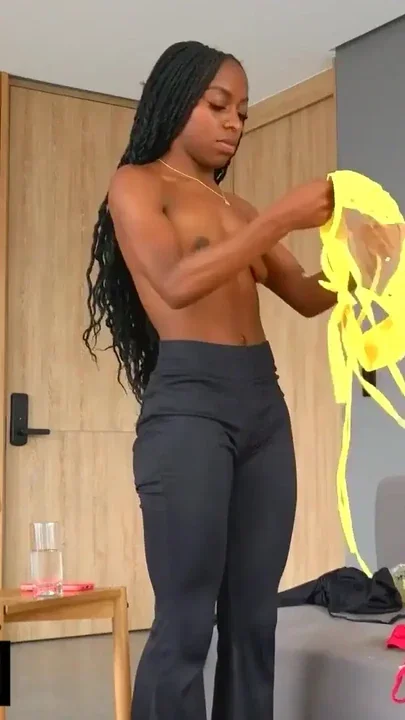 Tight Ebony Latina Fitness Model Slammed Rough By BWC Producer In Audition Clip 1