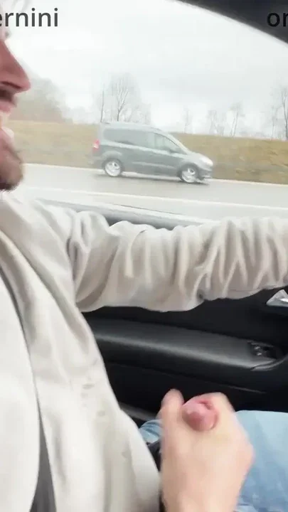 almost crashed the car when I jerked him off and tortured him after his orgasm Clip 3