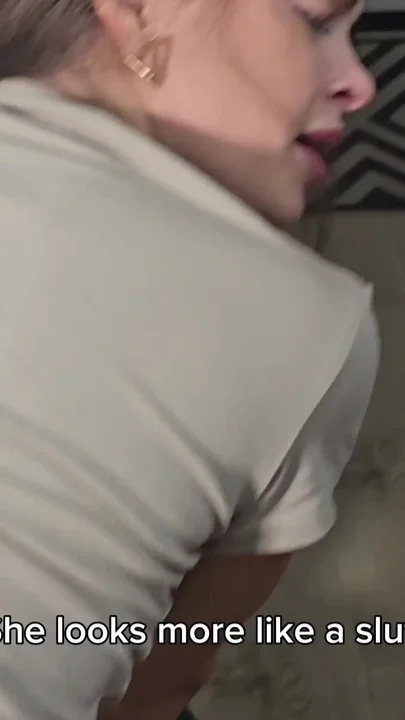 The delivery girl broke her wife's gift and was punished with a dick Clip 1