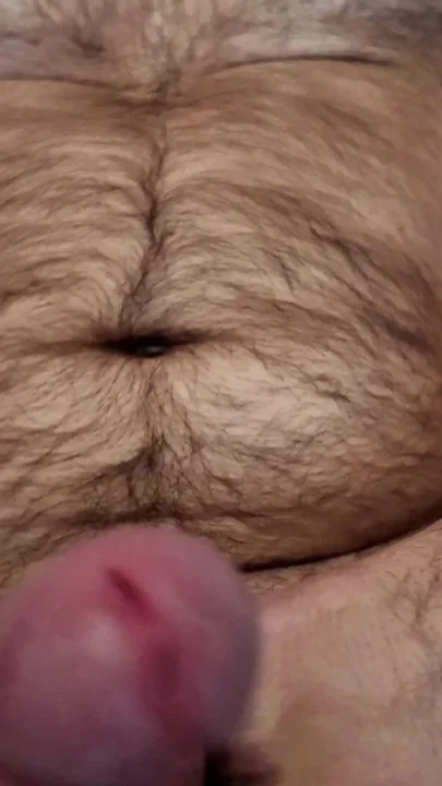 Playing with a hairy dick close-up Clip 1