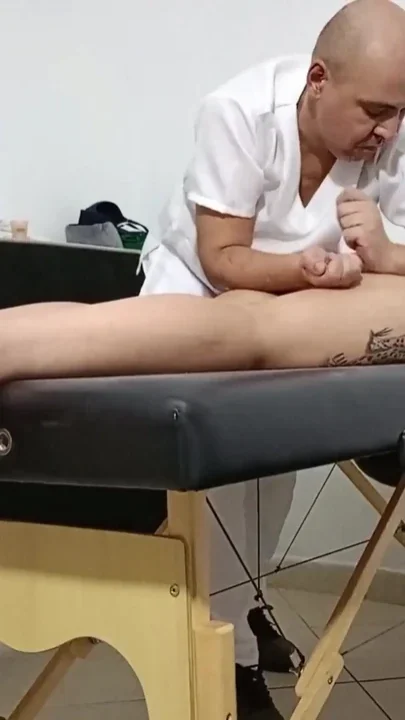 Massage with hot candle and oil Clip 1