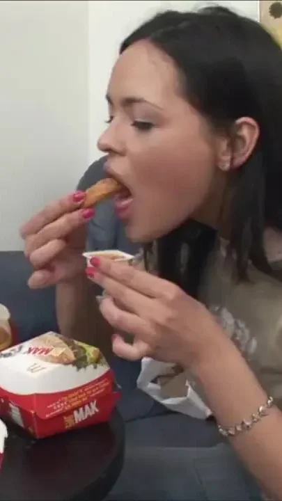 Young perfect and beautiful brunette needs an intense orgasm