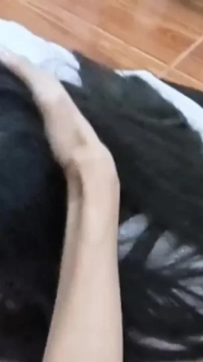 Thai student was hit by a milk raft Clip 3