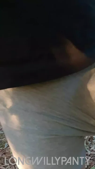 Straight guy with hard uncut cock