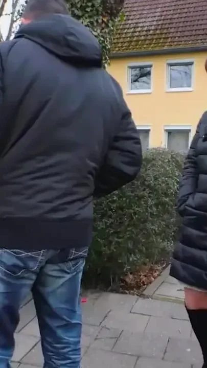 German Milf gets in the car for a good fuck ride with big dick